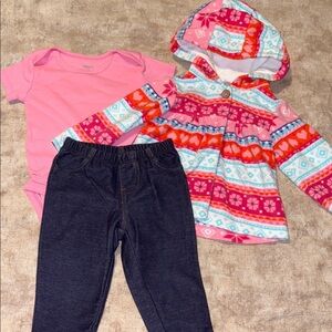 Carters Baby Outfit Set with Hoodie